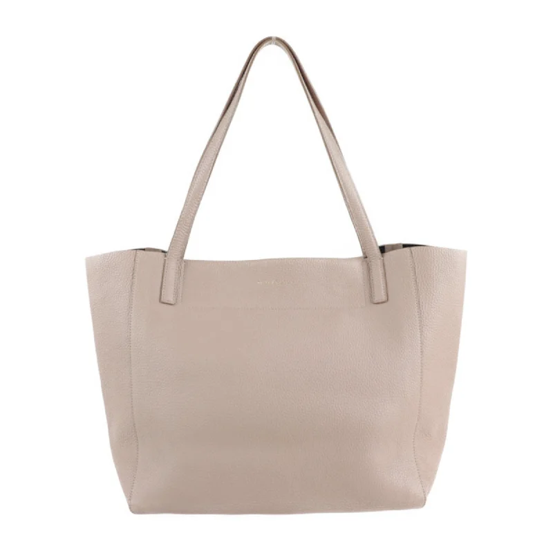 White suede tote bag for summer-Salvatore Ferragamo  Leather Tote Bag (Pre-Owned)