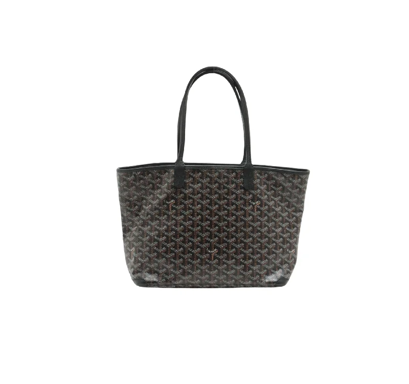 Red velvet handbag for casual chic-ITEM 8 - Goyard Artois PM Black