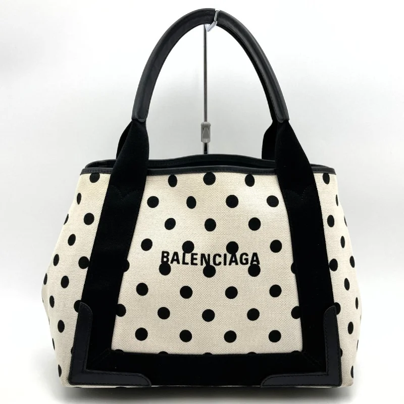 Black leather tote bag for casual-Balenciaga  Canvas Handbag Tote Bag (Pre-Owned)