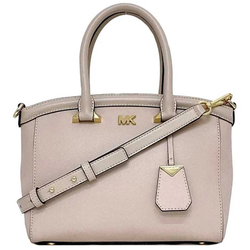 Pink leather tote bag for shopping-Michael Kors  Leather Shoulder Bag Tote Bag (Pre-Owned)