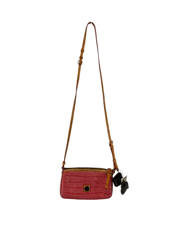 Red leather handbag for wedding guests-Crossbody Designer By Dooney And Bourke, Size: Small