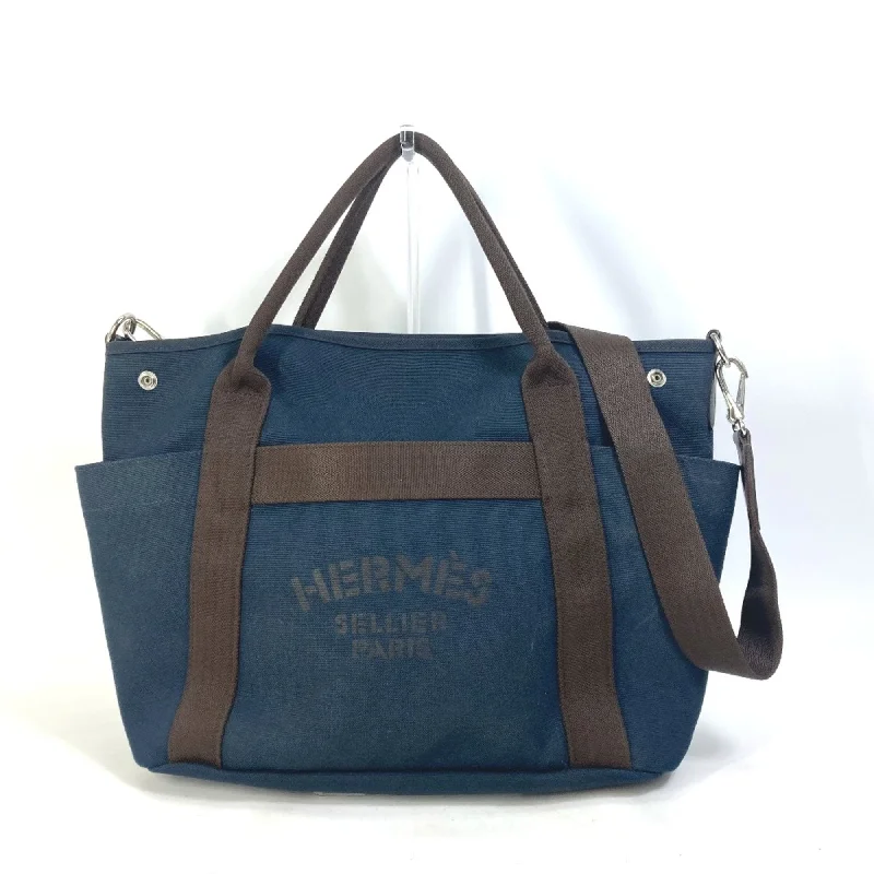 Black leather tote bag for parties-Hermes  Cloth Tote Bag (Pre-Owned)