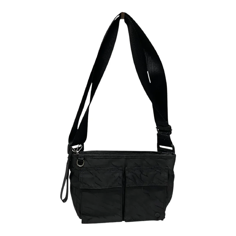 Canvas black handbag for casual chic-Belt Bag By Athleta In Black, Size:Medium