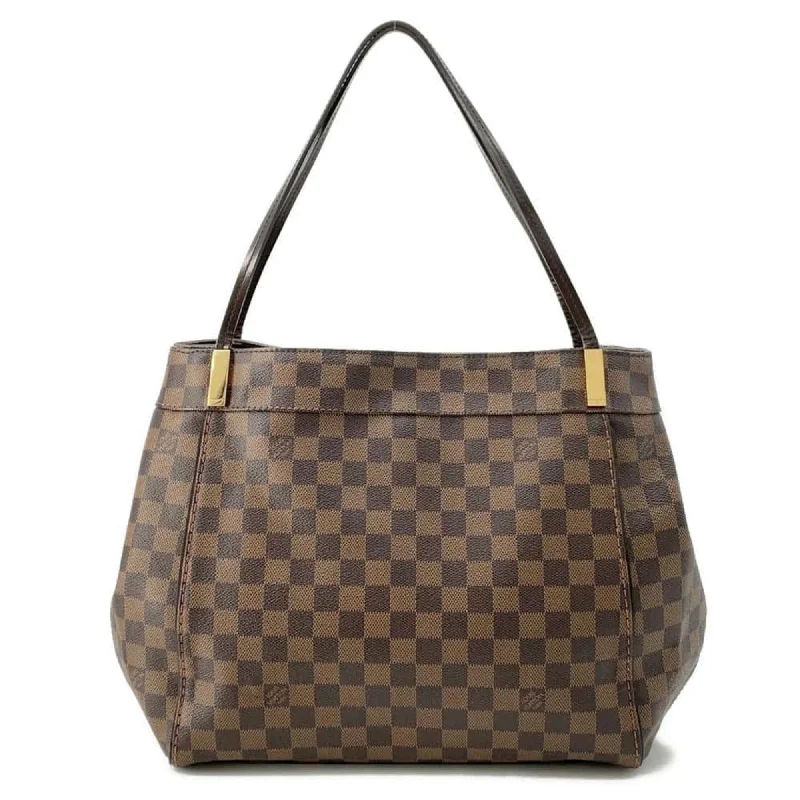 Purple nylon tote bag for parties-Louis Vuitton Damier  Damier Canvas Ebene Shoulder Bag Tote Bag (Pre-Owned)