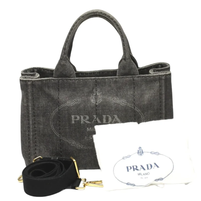 Pink leather tote bag for hiking-Prada  blue Tote Bag (Pre-Owned)