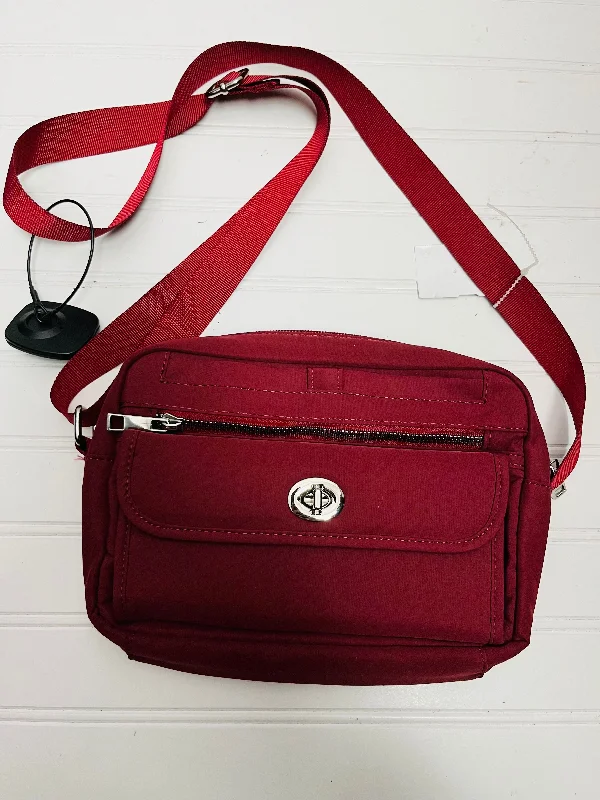 Red leather handbag for casual chic-Crossbody By Samantha Brown , Size: Medium