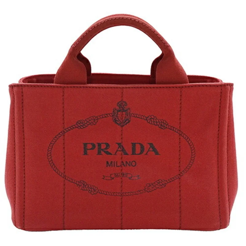 Black canvas tote bag for office-Prada  Canvas Handbag Tote Bag (Pre-Owned)