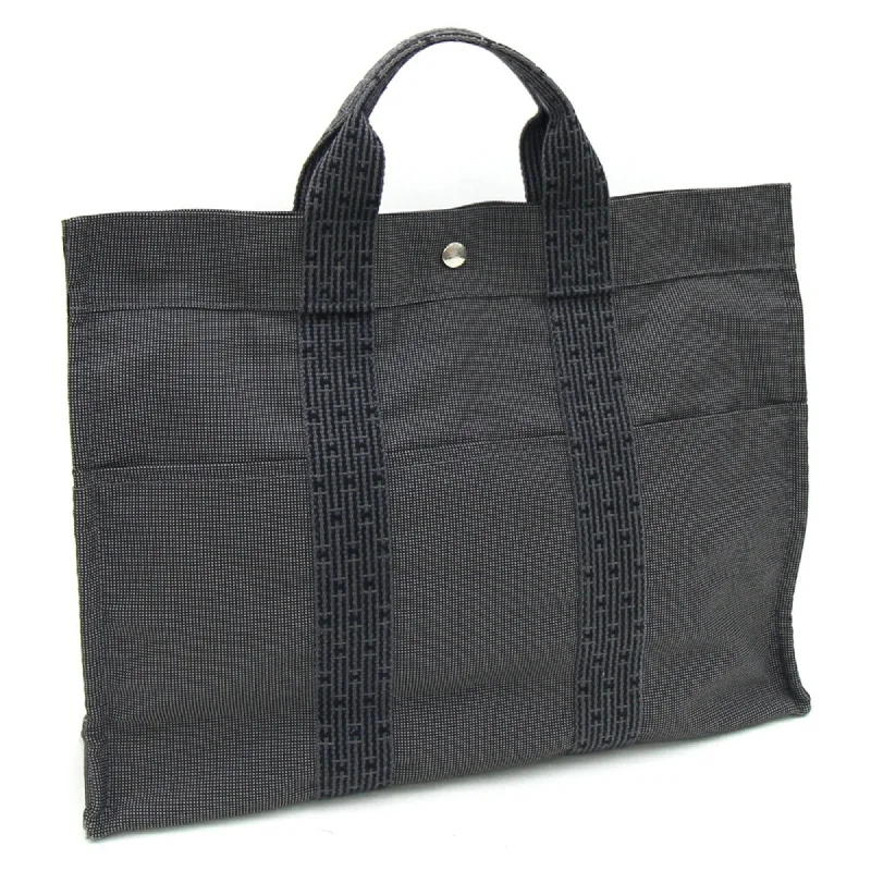 Black denim tote bag for teens-Hermes  Canvas Handbag Tote Bag (Pre-Owned)