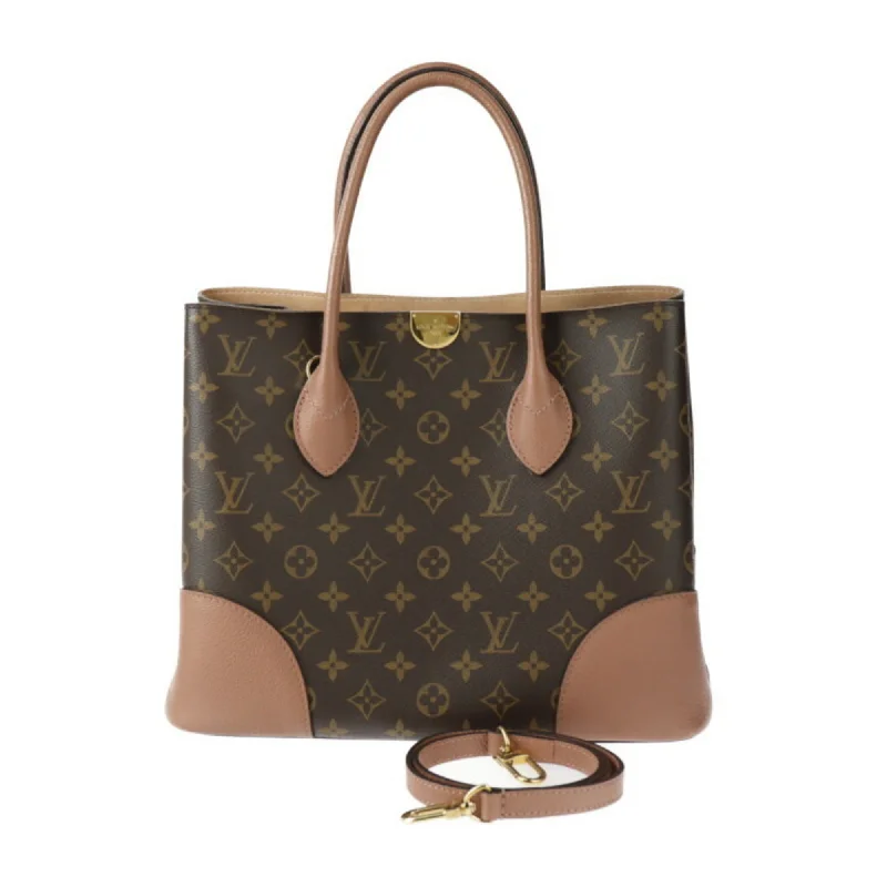 Green leather tote bag for parties-Louis Vuitton  Monogram Leather Handbag Shoulder Bag Tote Bag (Pre-Owned)