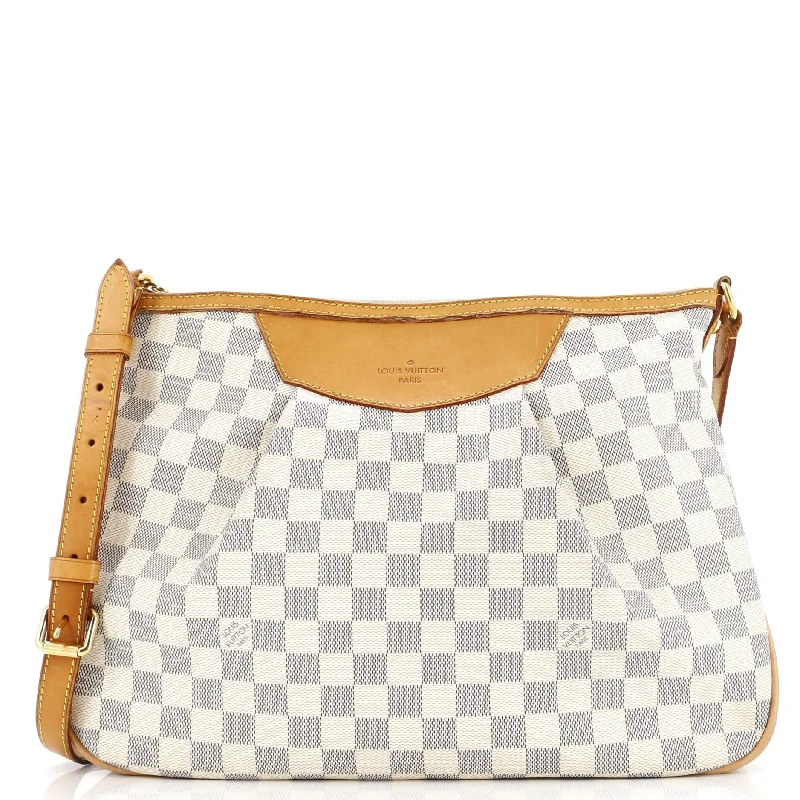 Beige quilted shoulder bag for casual-Siracusa Handbag Damier MM