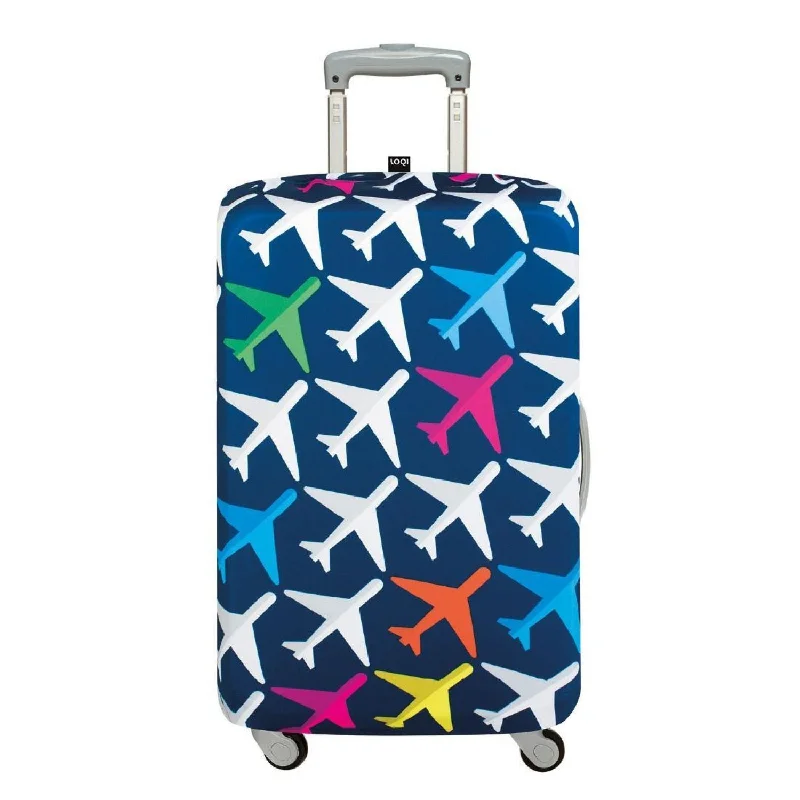 suitcase for low-cost airlines -LOQI Airport Medium Luggage Cover