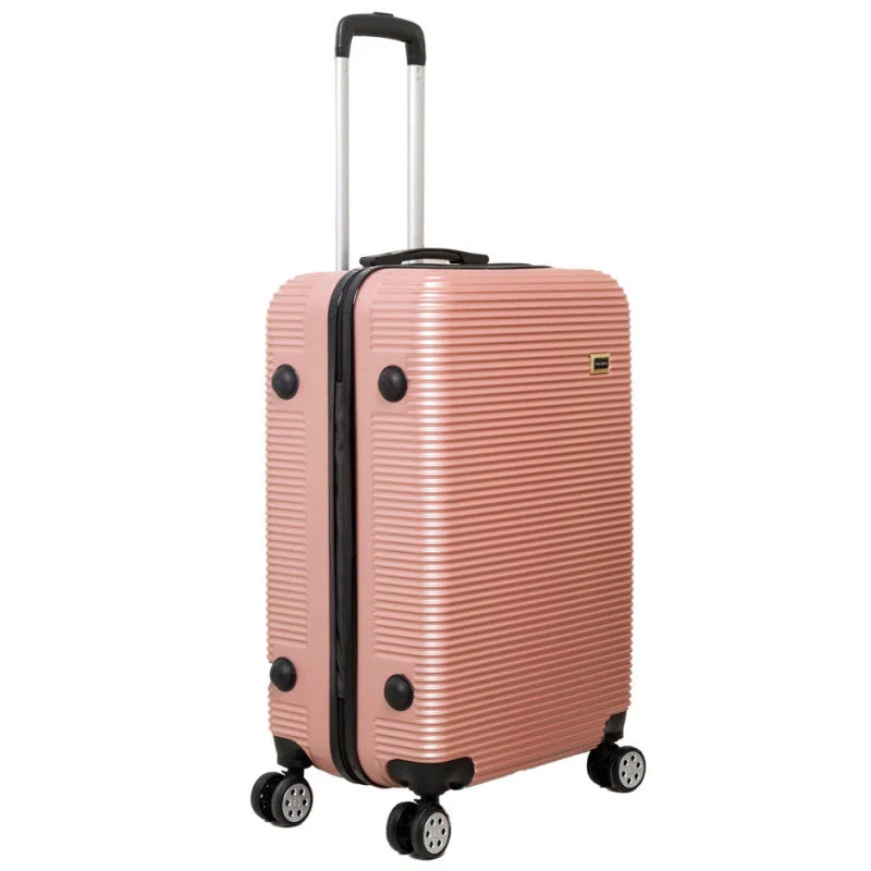 suitcase for seasoned travelers -Abs+Pc Luggage Mirror Trolley Case,24 Inch Korean Trolley Suitcase, Password Coffer,Male Suitcase