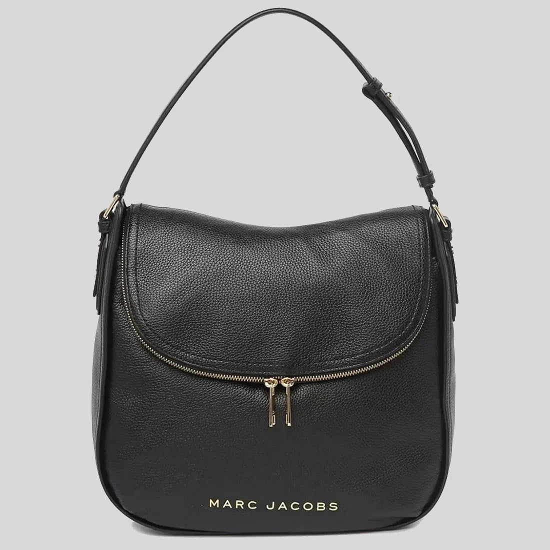 Pink quilted shoulder bag for weddings-MARC JACOBS The Groove Hobo Shoulder Bag Black RB-M0016930