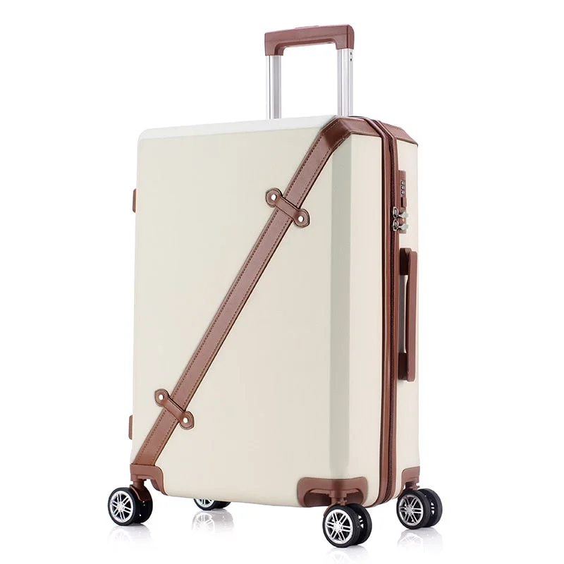 suitcase for high-altitude trips -Universal Wheels Trolley Luggage Male 24 Suitcase Travel Bag Female Password Box 20,Wholesale Korea