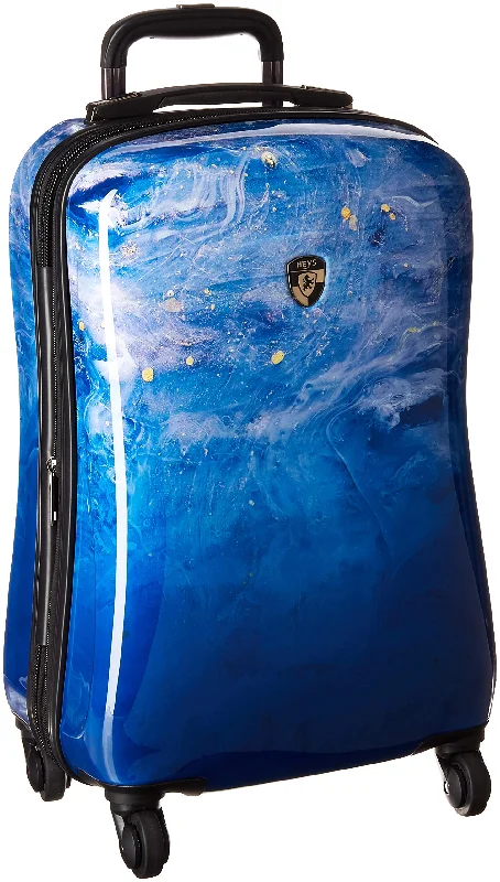 suitcase with easy-access zippers -Heys America Unisex Blue Agate 21" Spinner Multicolor One Size