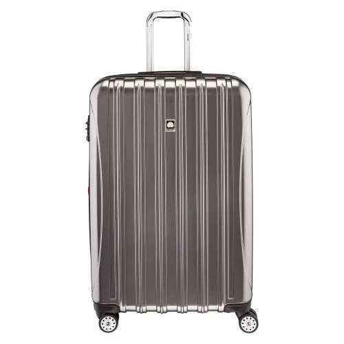 suitcase with handy styles -Delsey Luggage Helium Aero 29 Inch Expandable Spinner Trolley, Titanium, One Size