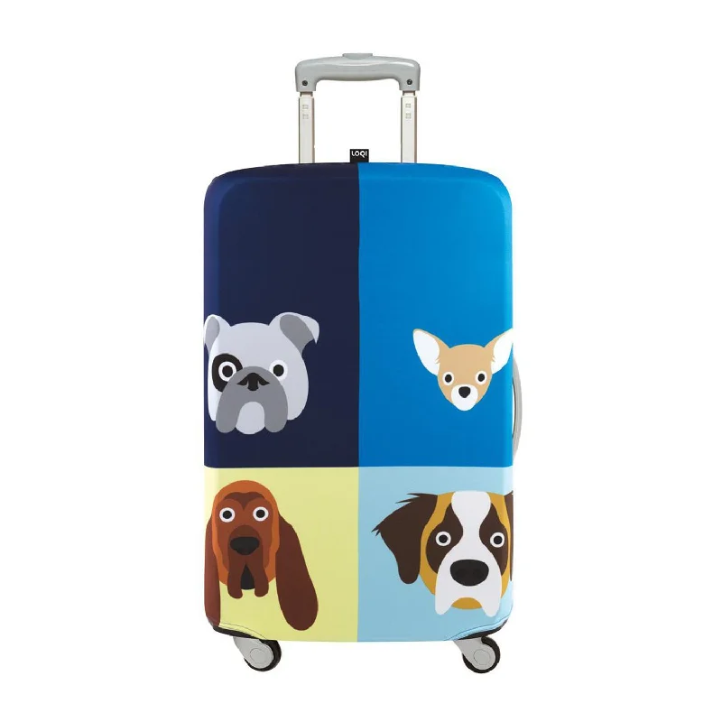 suitcase for weekend city trips -LOQI Artist Luggage Cover L