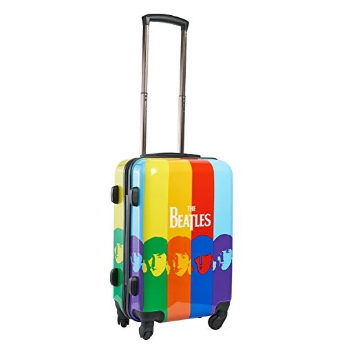 suitcase with vast styles -Concept One Beatles 21 Inch Polycarbonate Plastic Upright Spinner Rolling Luggage