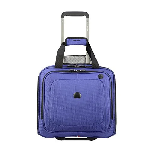 suitcase with fine styles -Delsey Luggage Cruise Lite Softside 2 Wheel Underseater, Blue