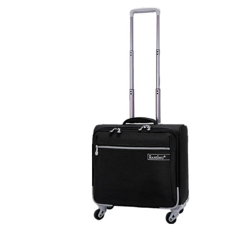 suitcase with quiet rolling wheels -Trolley Case,Oxford Cloth Handbox,High Quality Suitcase,Portable Business Boarding Case,Universal