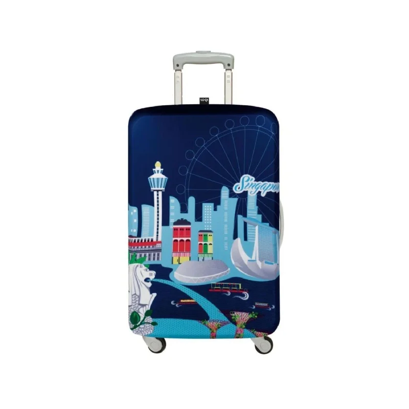 suitcase for ocean cruises -LOQI Urban Medium Luggage Cover V2