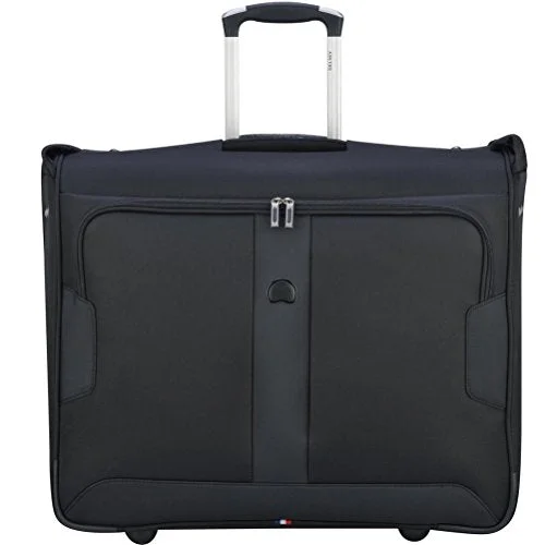 suitcase with soft styles -Delsey Luggage Sky Max 2 Wheeled Garment Bag, Black