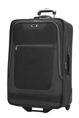 suitcase with neat styles -Skyway Luggage Epic 25 Inch 2 Wheel Expandable Upright, Black, One Size