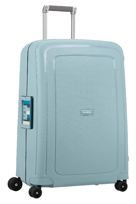 suitcase for mini vacations -Samsonite Spinner 69, Blue (Stone Blue Stripes)