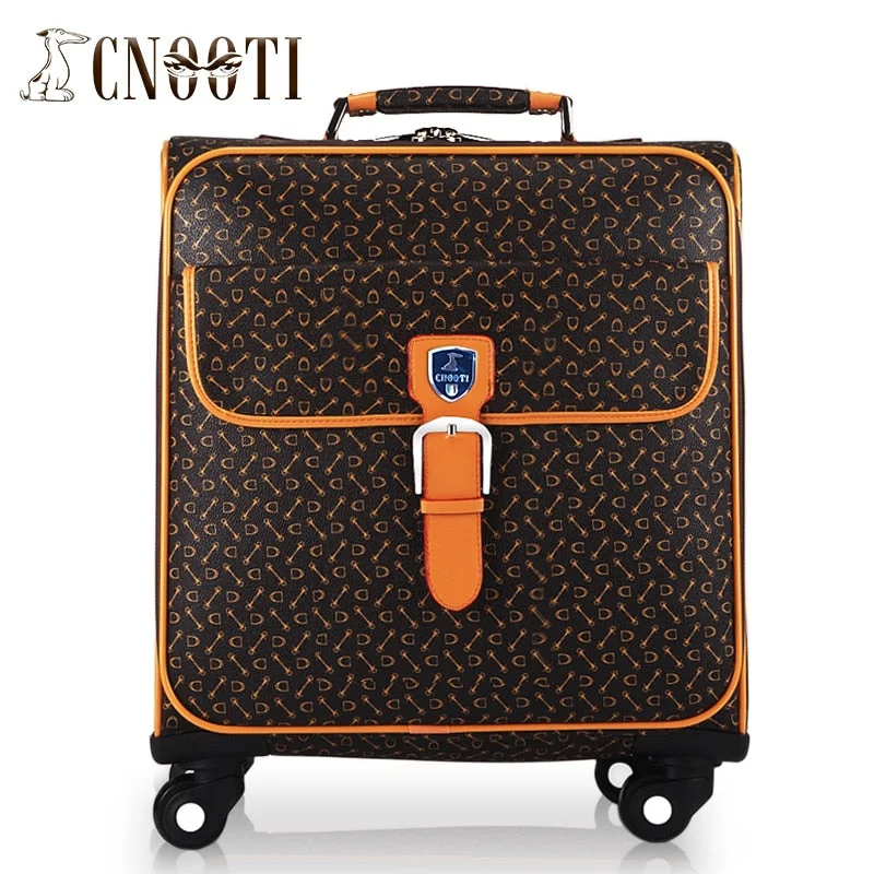 suitcase for lean trips -Business Casual Male Women'S Universal Wheels Trolley Luggage Bag Travel Bag Waterproof