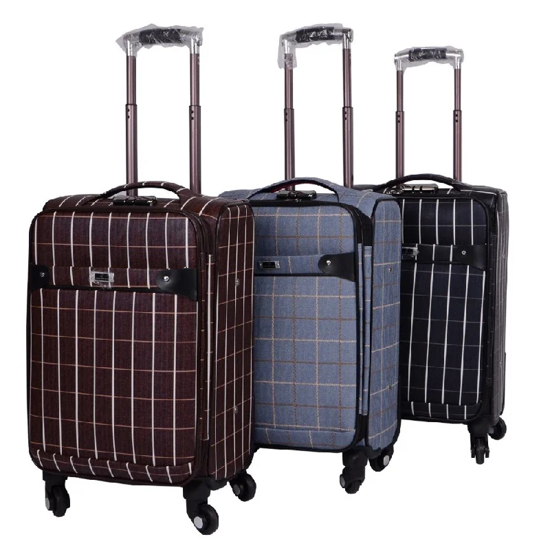 suitcase for reef styles -Trolley Case, Universal Wheel Suitcase, Lined Laminated Luggage Bag,High Quality Pu Fabric Large