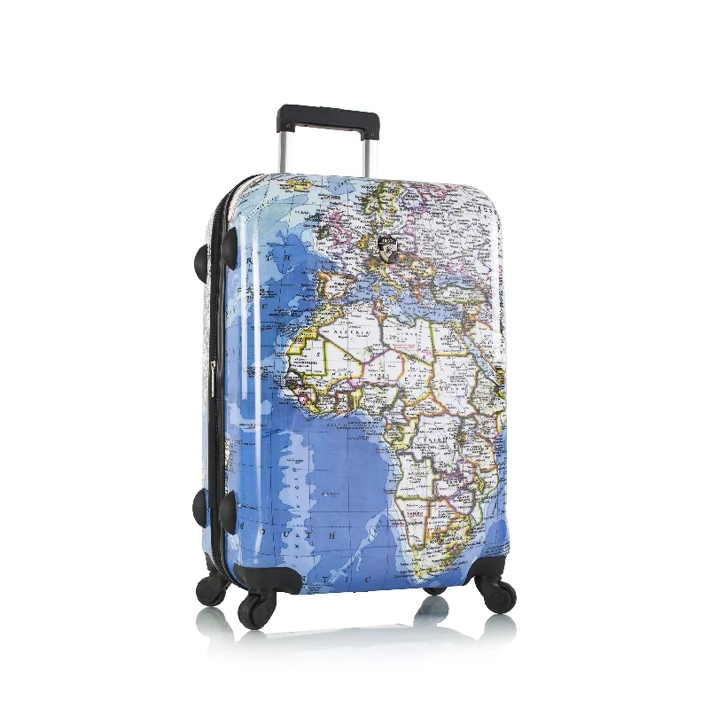 suitcase for dune styles -Heys America Explore 26" Spinner - Maps