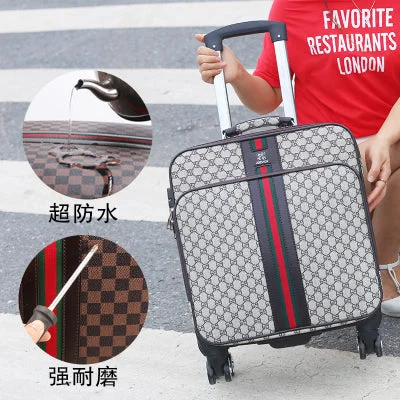 suitcase with light styles -Travel Tale Classic Fashion, High Quality 16/20/24/26 Inch Creativity Pvc Rolling Luggage Spinner