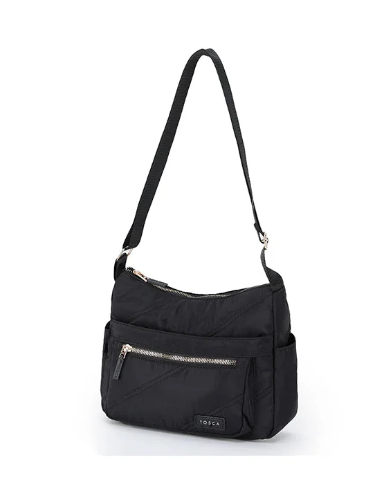 Durable navy shoulder bag for gym-Tosca Harlow Shoulder Bag TCA966