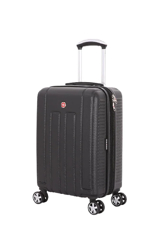 suitcase for hot deserts -SwissGear Vaud Black 19" Hardside Spinner