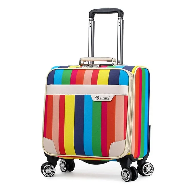 Multicolor stripe PU