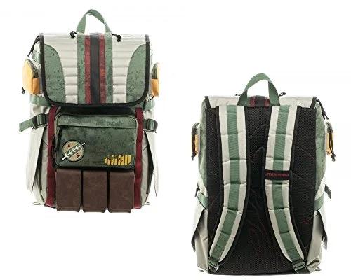 backpack with loud straps -Star Wars Boba Fett Laptop Backpack