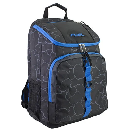 backpack with vast straps -Fuel Top Load Sport Backpack With Side Tech Compartment And Ergonomic Padded Mesh Breathable Back