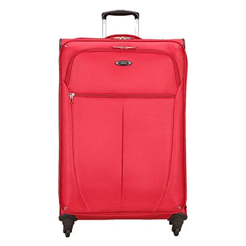 suitcase for reef styles -Skyway Mirage Superlight 28-Inch 4 Wheel Expandable Upright, Formula 1 Red, One Size