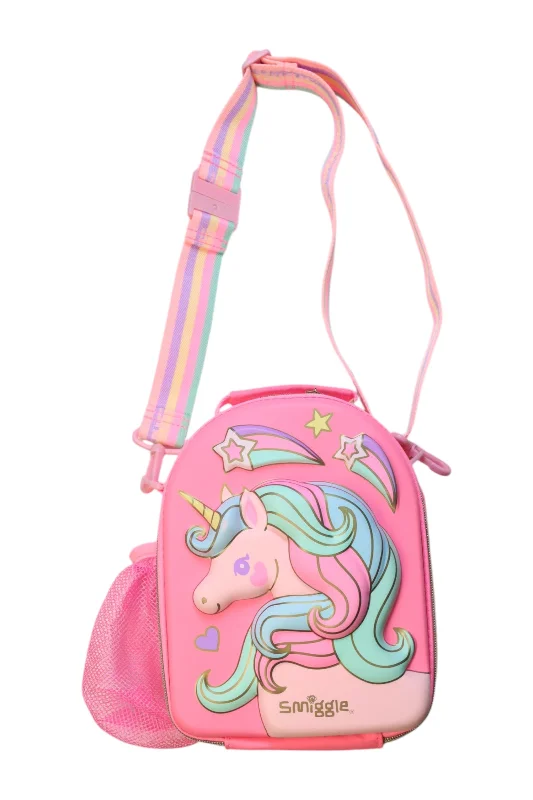 Canvas blue shoulder bag for school-Smiggle Unicorn Shoulder Bag O/S