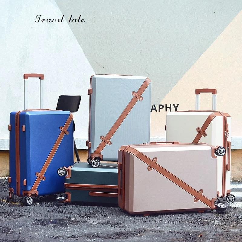 suitcase with leak-proof fabric -Travel Tale High Quality  Fashion Abs Rolling Luggage Spinner Brand Travel Suitcase 20"/24"/26"/22"