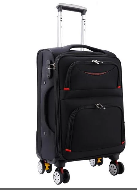 suitcase for frosty trips -Travel  Rolling Luggage Bag On Wheel Business Travel Luggage Suitcase Oxford Spinner Suitcase