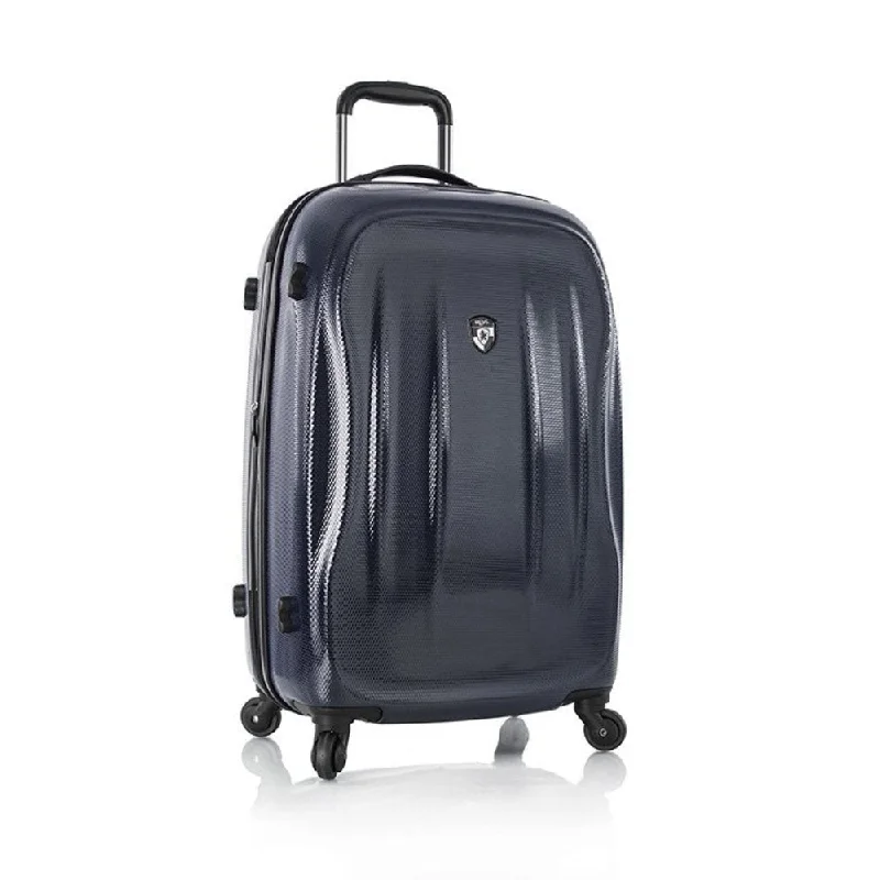 compact suitcase for airline carry-on -Heys America SuperLite 21" Hardside Spinner (Midnight Blue)