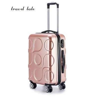 suitcase with hip straps -Travel Tale 20/24/28 Inches Abs Rolling Luggage New Personality Fashion Customs Lock Spinner