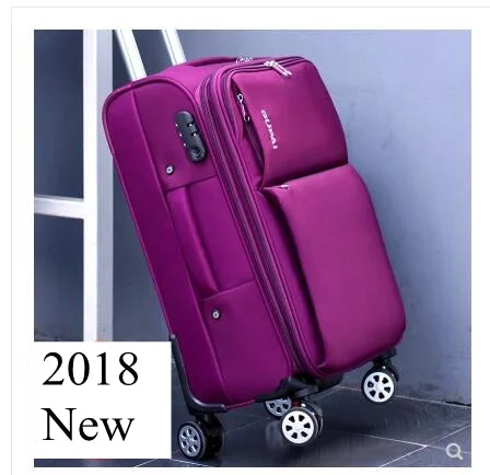 suitcase for coral vacations -Oxford Spinner Suitcases Travel Luggage Suitcase Men Travel Rolling Luggage Bags On Wheels Travel