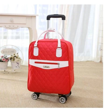 suitcase for summer escapes -Universal Wheel Trolley Case,Boutique Luggage,Oxford Suitcase,Multi-Function Double Shoulder