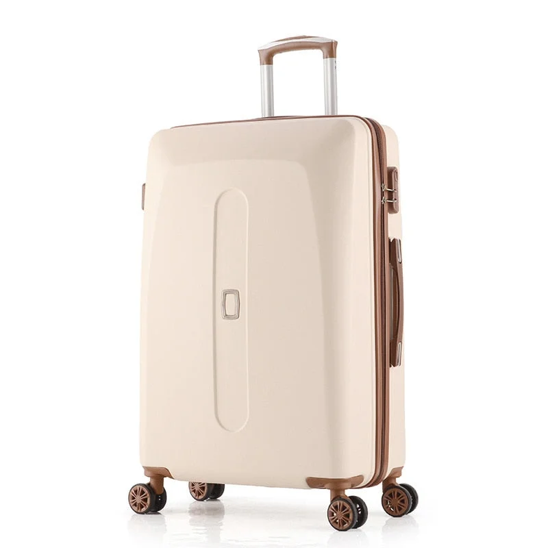 suitcase for little explorers -Cabin Luggage 20 Inch 24 Inch Rolling Luggage Case Spinner Case Trolley Suitcase Women Travel