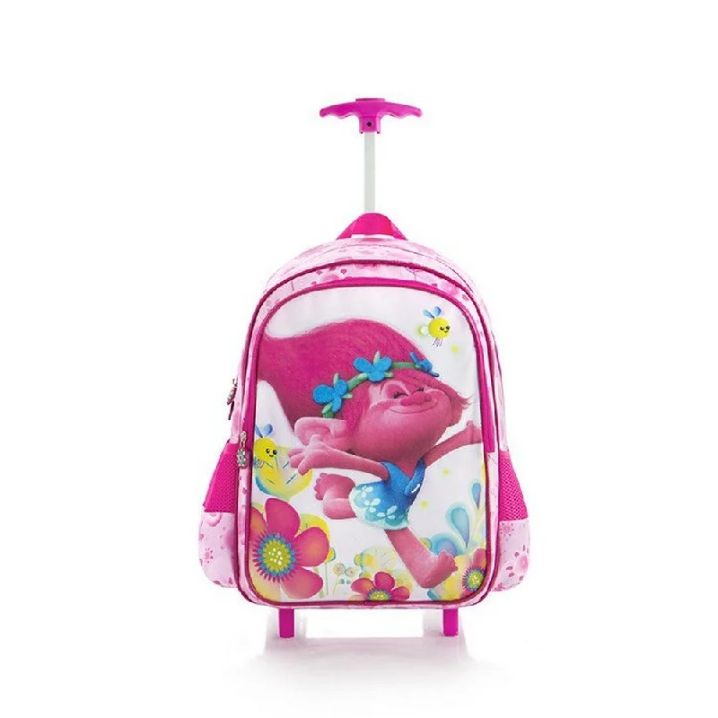 fashionable suitcase for millennials -Heys America Unisex DreamWorks Trolls Kids Travel Bag Pink One Size