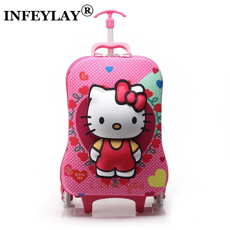 suitcase with charging capability -Hot!16 Inches Variety Of Cartoon 3D Extrusion Eva Luggage Kids Climb Stairs Luggage Suitcase Travel