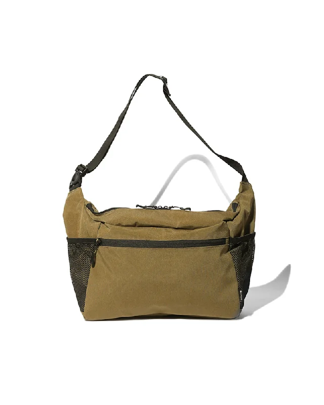 Beige velvet shoulder bag for weddings-Shoulder Bag