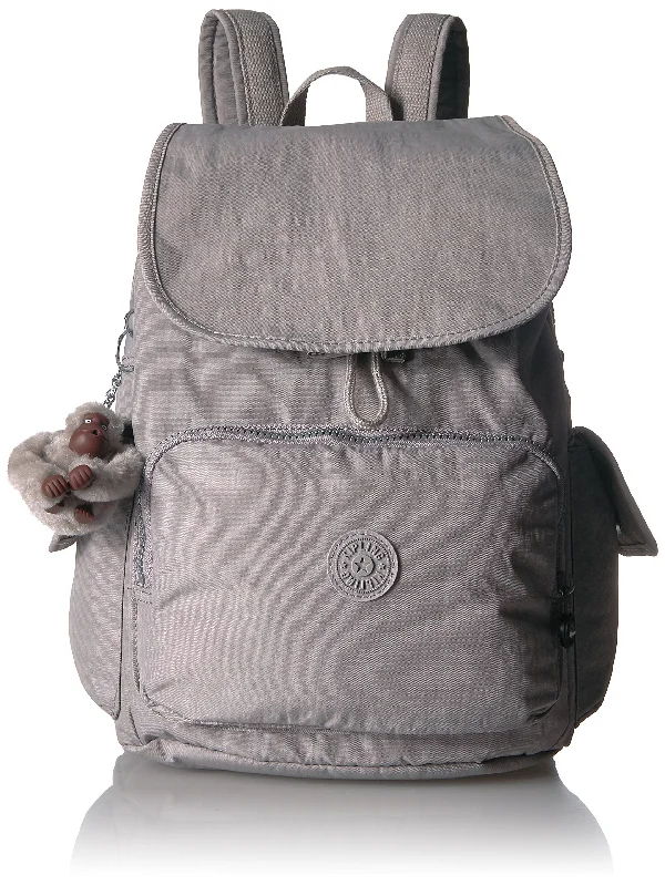 backpack with smooth straps -Kipling Women's City Pack Backpack, Slate Grey , One Size